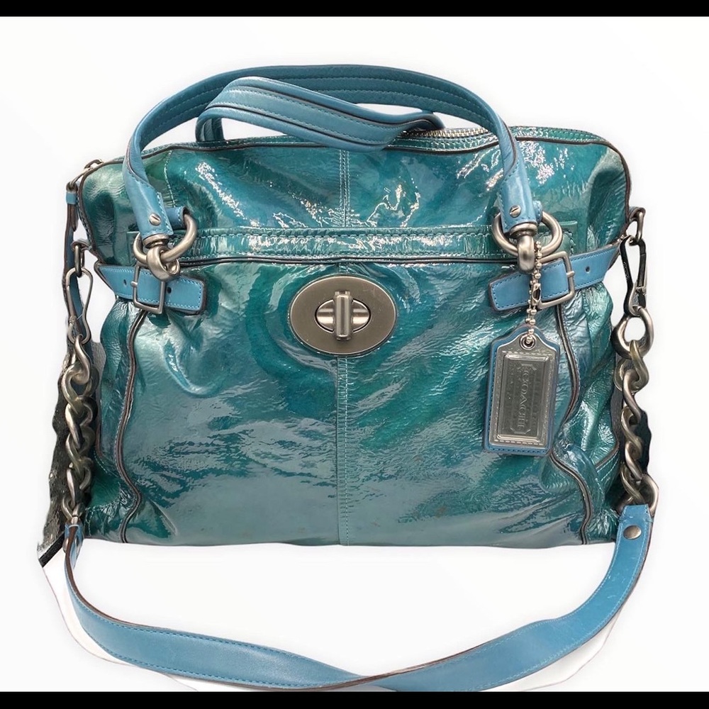 $2️⃣0️⃣0️⃣COACH Ella Patent Leather Satchel